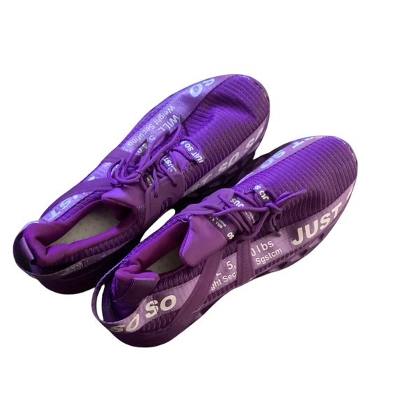 NWT JUST SO PURPLE HEAVY WEIGHT TENNIS SHOES SIZE 9 - Picture 2 of 4
